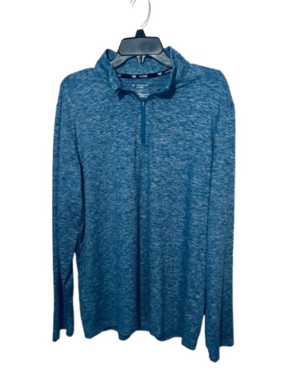 Tek Gear Mens 1/4  Zip long sleeve Jacket size M Blue Pullover 
Large